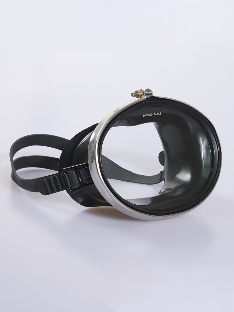 Large frame diving mask Fisherman's goggles Metal border