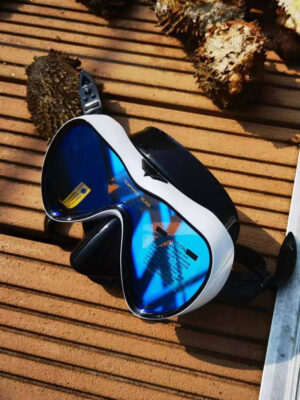 Colorful diving mirror Anti fog diving goggles UV resistant diving mask