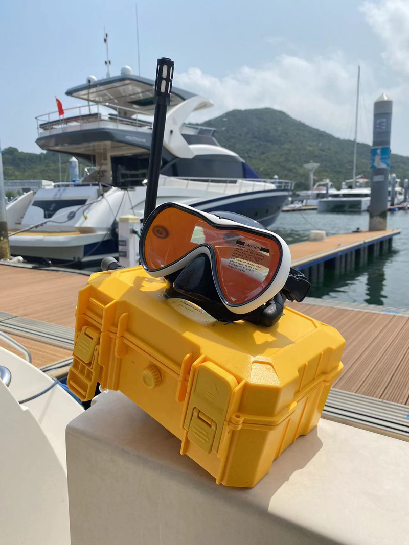Colorful diving mirror Anti fog diving goggles UV resistant diving mask