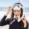 HD Tempered Glass Diving Mask And Waterproof Diving Snorkel
