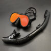 Colored Diving Goggles And Snorkel Anti-fog UV Protection