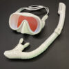 Colored Diving Goggles And Snorkel Anti-fog UV Protection