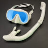 Colored Diving Goggles And Snorkel Anti-fog UV Protection