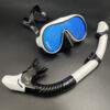 Colored Diving Goggles And Snorkel Anti-fog UV Protection