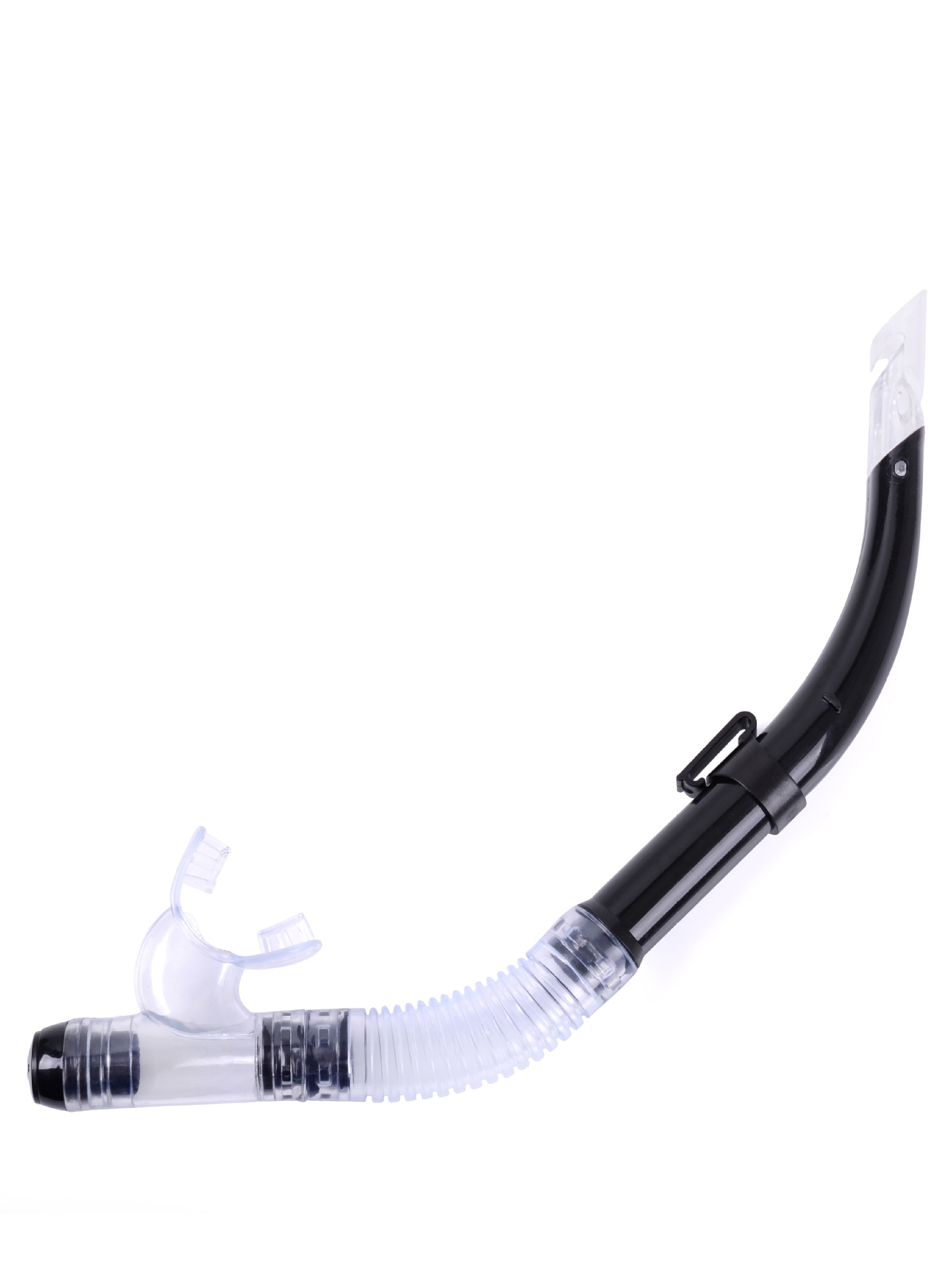 Professional Semi-Dry Snorkel Splash Guard Silicone Mouthpiece Scuba Diving Gear