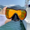 Colorful diving mirror Anti fog diving goggles UV resistant diving mask