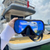 Colorful diving mirror Anti fog diving goggles UV resistant diving mask