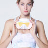 Colorful diving mirror Anti fog diving goggles UV resistant diving mask