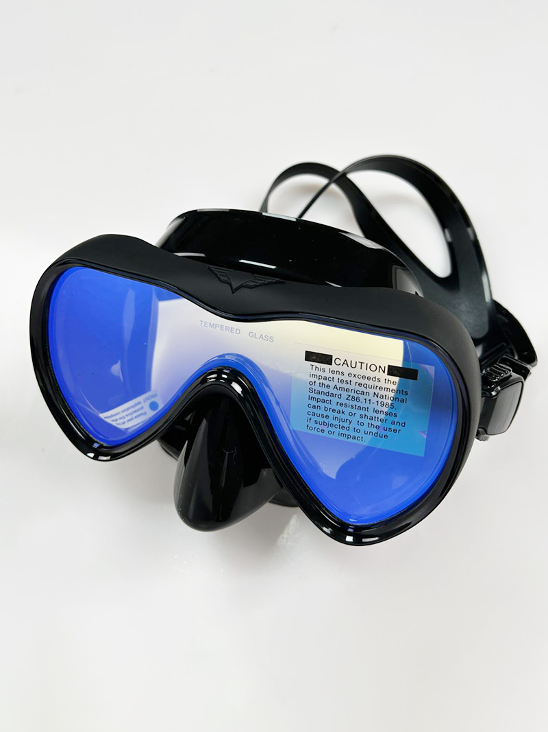 Colorful diving mirror Anti fog diving goggles UV resistant diving mask