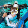 Colorful diving mirror Anti fog diving goggles UV resistant diving mask