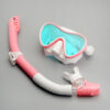 Colored Diving Goggles And Snorkel Anti-fog UV Protection